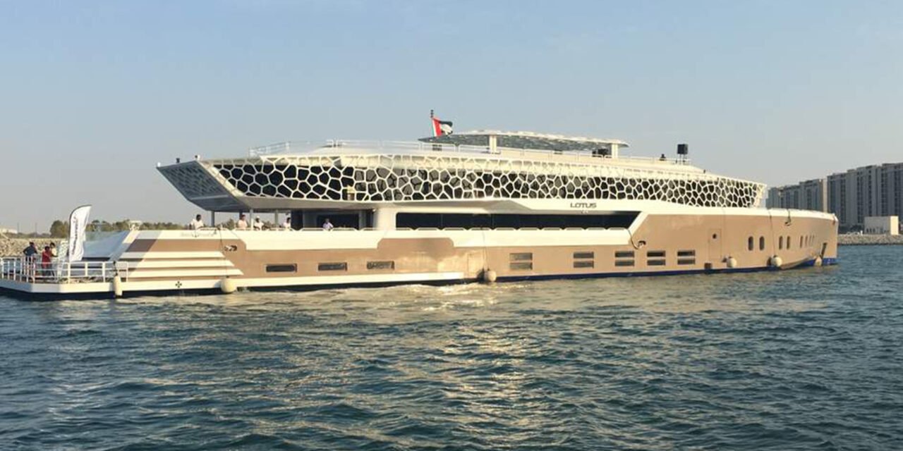 Lotus mega yach dinner cruise